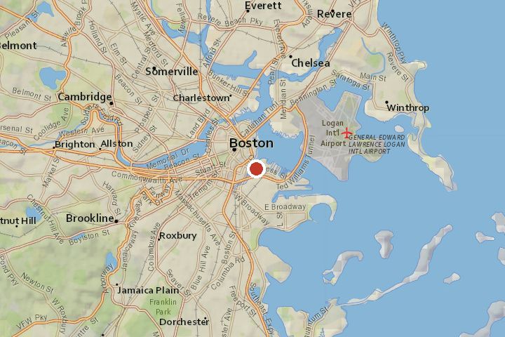 Lucky's Lounge — map of Boston, MA
